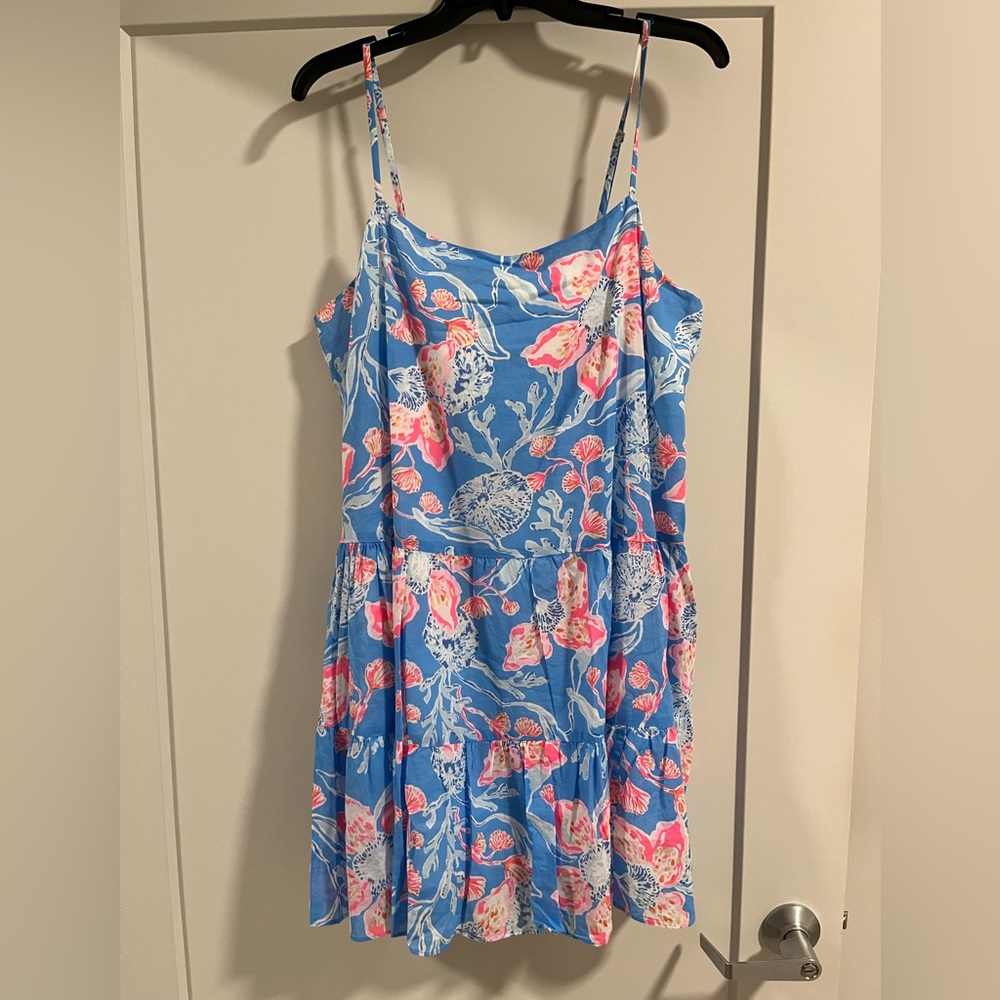 Lilly Pulitzer Alessia Cotton Dress-NWT-size XL - Picture 5 of 8